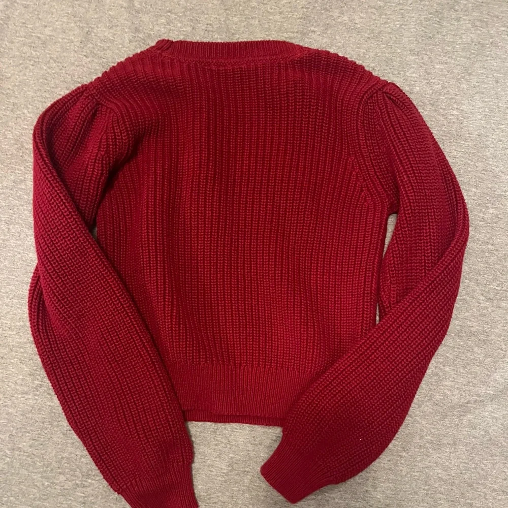 GAP Kids Red Cotton Knit Sweater Size Medium (8-9)